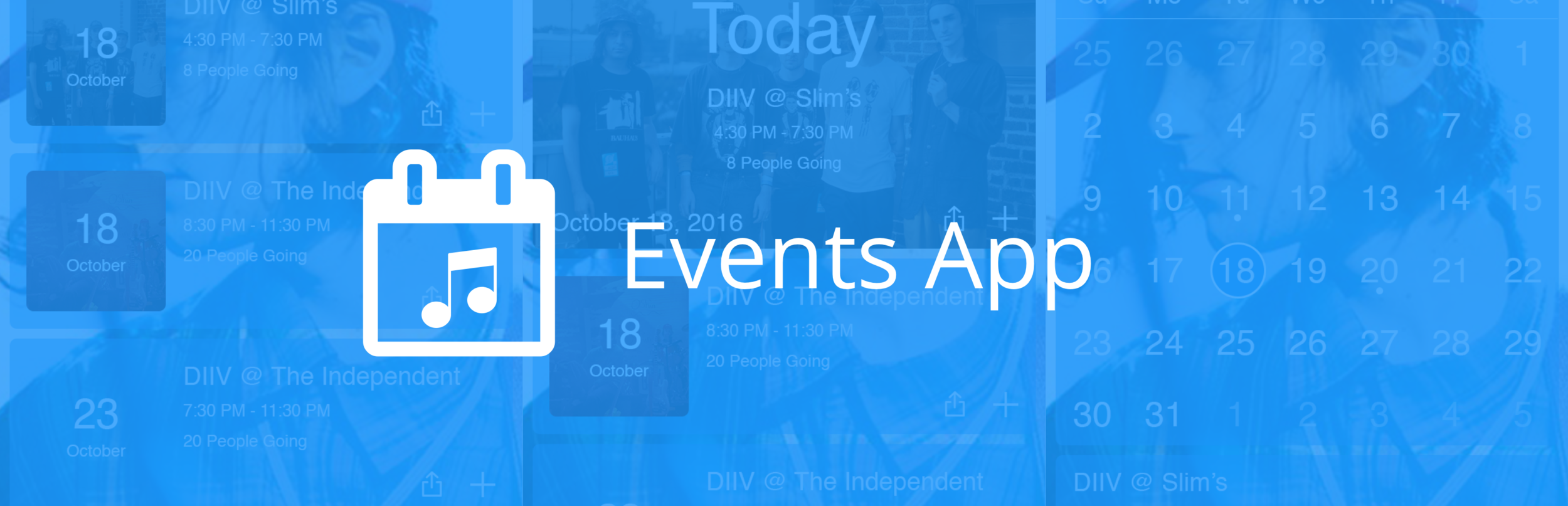 Bizness Apps (now Buildfire) — Events Mobile Application Feature