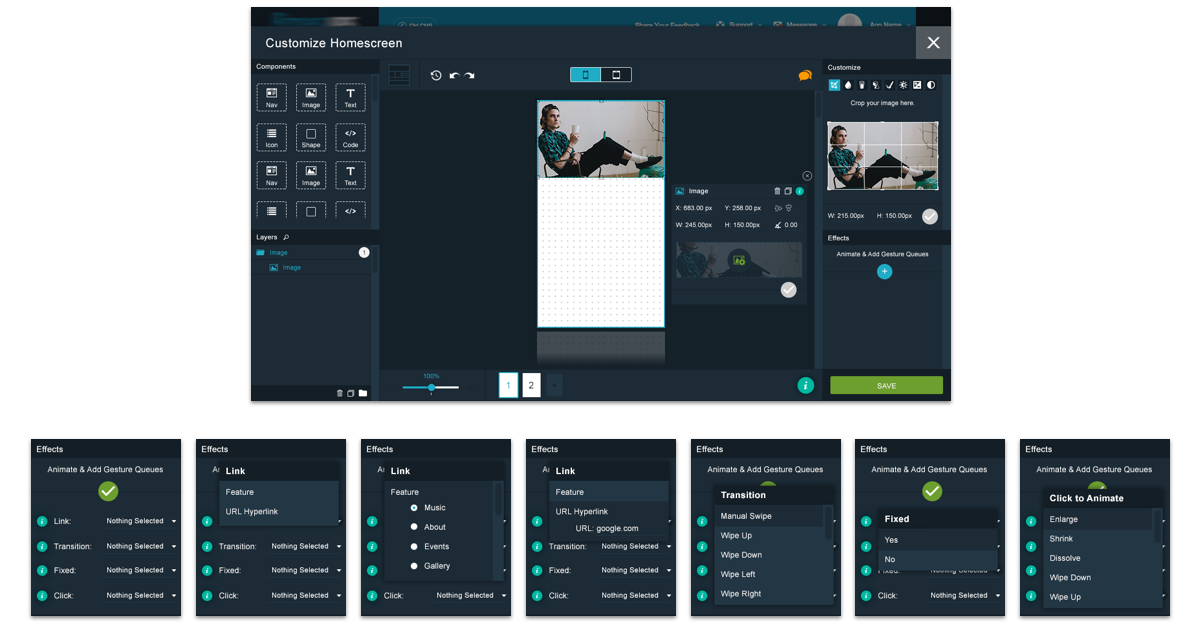 Shape & Shake Up Your Screen